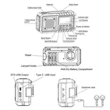 NNEOBA Emergency Hand Crank Solar Radio Yellow