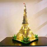 NNEOBA LED Eiffel Tower Micro Mini Building Blocks Set