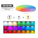NNEOBA Smart Home Lighting: Tuya Zigbee 3.0 WiFi RGBW LED Ceiling Lamp