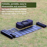 NNEOBA Folding Camping Table Adjustable IGT-Compatible Black