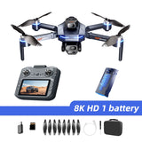NNEOBA 8K HD Three-Camera RC Drone with Screen Remote