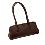 NNEOBA Baguette Shoulder Bag Large Pillow Style (Coffee)