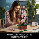 NNEOBA Flower Building Blocks Model Set Romantic Flowers