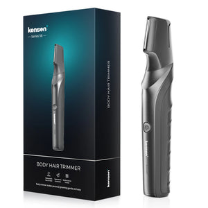NNEOBA Electric Body Hair Trimmer IPX5 Waterproof Groomer Clipper Black