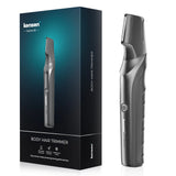 NNEOBA Electric Body Hair Trimmer IPX5 Waterproof Groomer Clipper Black