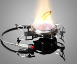 NNEOBA 3800W Windproof Camping Gas Stove Silver