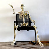 Life-Size Posable Human Skeleton Halloween Decoration