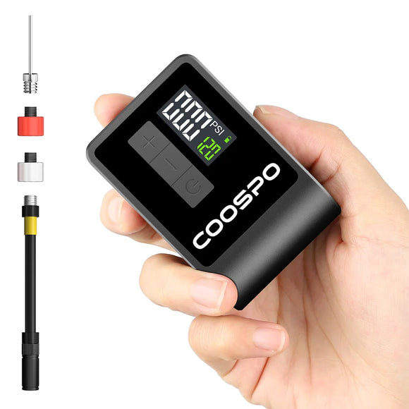 NNEOBA Mini Electric Air Pump Portable Digital Tire Inflator 120PSI Black