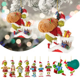 Green Monster Christmas Hanging Ornament