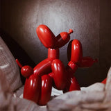 NNEOBA Modern Luxury: Resin Balloon Dog Sculpture for Stylish Living Room Decor