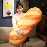 50cm French Bread Plush Pillow Soft Baguette Stuffed Cushion