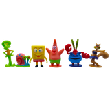 SpongeBob-Themed Fish Tank Ornaments 6pcs