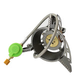 NNEOBA Windproof Camping Gas Stove with Piezo Ignition Grey