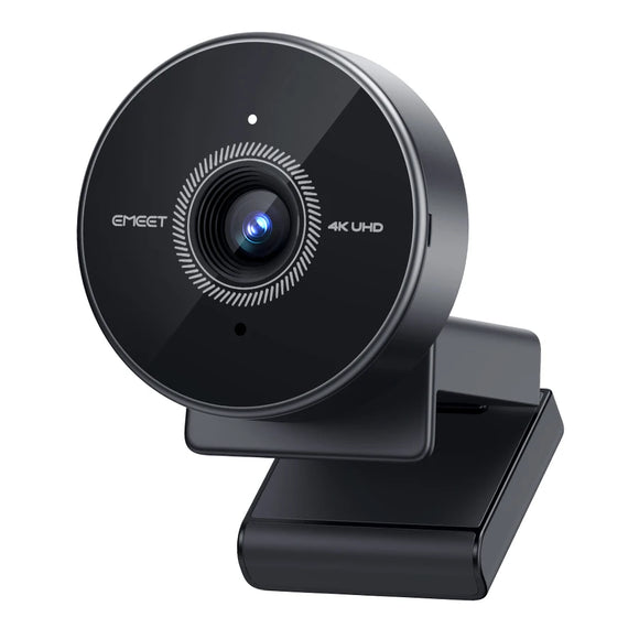 NNEOBA 4K Autofocus USB Webcam Portable Camera Black