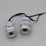 NNEOBA Set of 6 Ceramic Hanging Ornaments