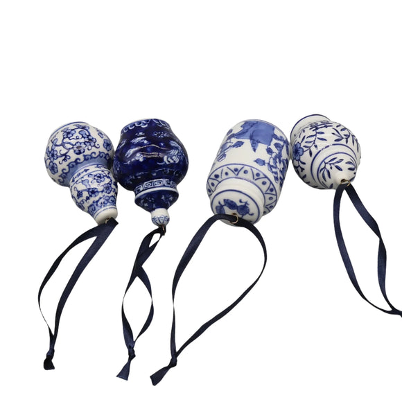 NNEOBA Set of 6 Ceramic Hanging Ornaments