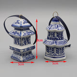 NNEOBA Set of 6 Ceramic Hanging Ornaments