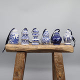 NNEOBA Set of 6 Ceramic Hanging Ornaments