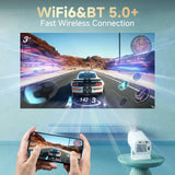 NNEOBA Smart Mini Portable Projector White
