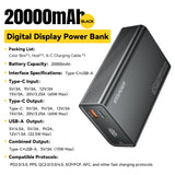 20000mAh 65W PD Fast Charging Power Bank