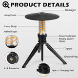 NNEOBA Rechargeable Waterproof Multipurpose Flashlight