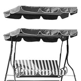 NNEOBA Outdoor Swing Chair Hammock Canopy - Waterproof Roof Canopy Replacement with UV Protection