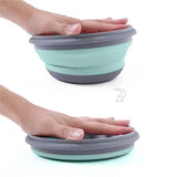 NNEOBA 3Pcs/Set Bowl Sets Silicone Folding Lunch Box