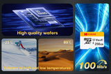 256GB KODAK MicroSDXC Memory Card U3 V30 Class 10 A1