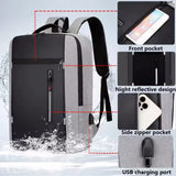 NNEOBA Waterproof Oxford Laptop Backpack Gray