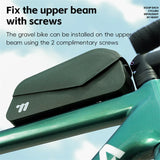 NNEOBA Waterproof Bicycle Top Tube Bag 1L TPU Frame Bag Green