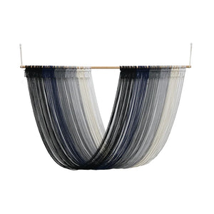 NNEOBA Boho Chic: Hand-Woven Gray Tapestry for Stylish Home Decor