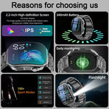 NNEOBA 2.2-inch Curved Screen Smartwatch BT Call