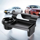 NNEOBA Multifunctional Car Side Door Hanging Organizer with Cup Holder Black