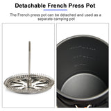 NNEOBA All-in-One Camping Cooking System with Heat Exchanger Black