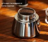 NNEOBA  Mini Moka Pot 200ml Double-Tube Espresso Coffee Maker Silver