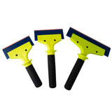 Nylon Handle Window Squeegee with Soft Rubber Blade – Car Windshield & Glass Cleaning Tool