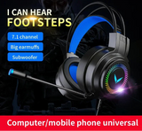 NNEOBA Virtual Surround Gaming Headset Black