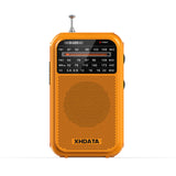 NNEOBA Vintage Retro Portable Radio Yellow