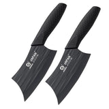 NNEOBA 2-Piece Kitchen Knife Set Black