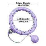 NNEOBA Weighted Fitness Hoop with Counter