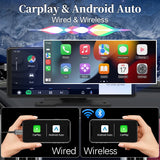 NNEOBA Universal Wireless Carplay Android Auto Car Screen