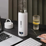 NNEOBA 500ML Portable Electric Kettle Thermal Cup