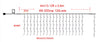 24M × 0.6M Warm White Icicle Curtain LED Lights – 220V