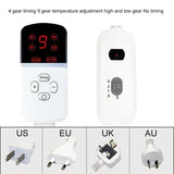 Adjustable Electric Pet Heating Mat – Waterproof Heated Dog Bed with Timer & Temperature Control