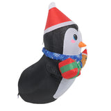 Inflatable Christmas Penguin with LED Lights