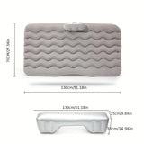 NNEOBA Universal Car Air Inflatable Travel Mattress Back Seat Bed with Pillow Grey
