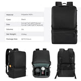 NNEOBA 22L 2-in-1 Camera Backpack Sling Bag Black