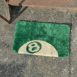 NNEOBA Green 8 Ball Non-slip Carpet Doormat
