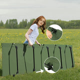 NNEOBA Portable Camping Cot Compact Folding Bed Green