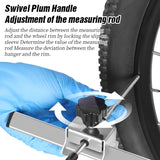 NNEOBA Bike Derailleur Hanger Alignment Gauge Tool Silver